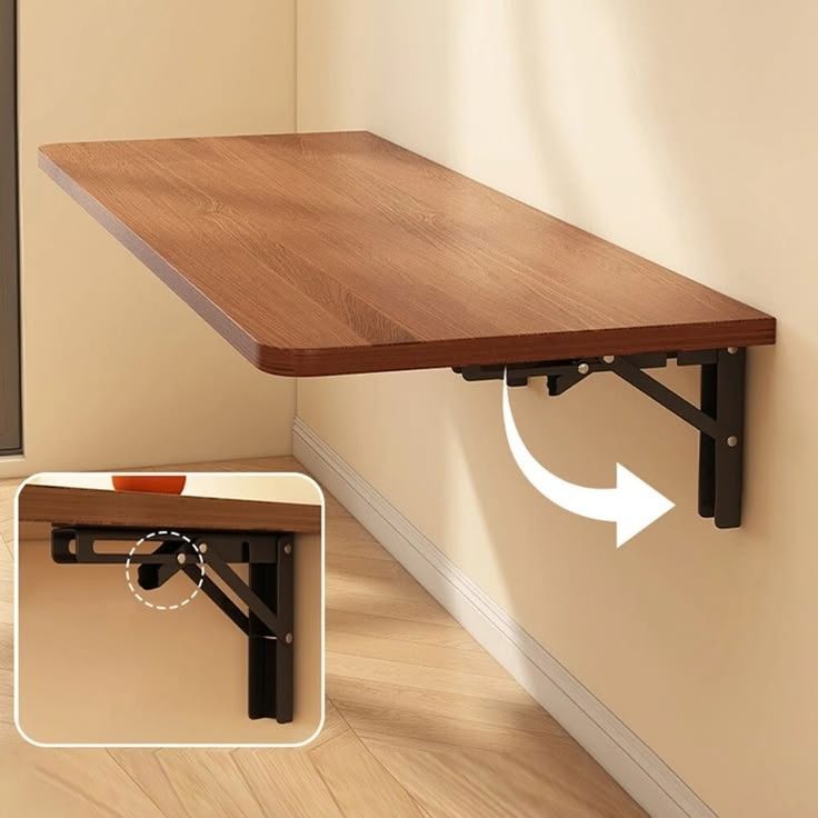 Foldable Wall-Mounted Table Bracket